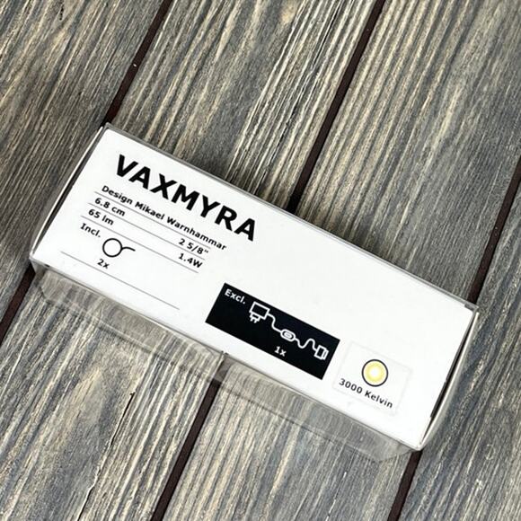 IKEA Vaxmyra Puck Lights 2 Pack 704.218.70 21633 Under Cabinet LED Spotlight - Picture 1 of 5